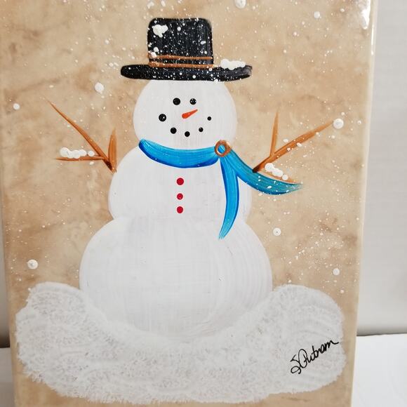 Eliane made in Brazile hand painted trivet - Picture 2 of 10